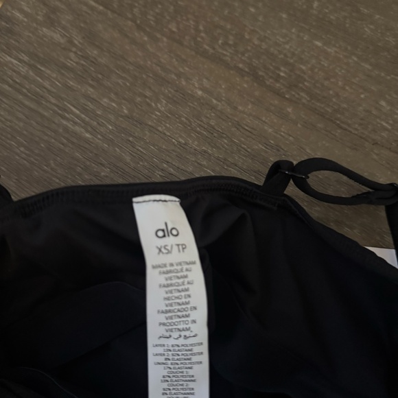 Alo Alosoft Encore Tennis Dress, Black, XS - Picture 7 of 7